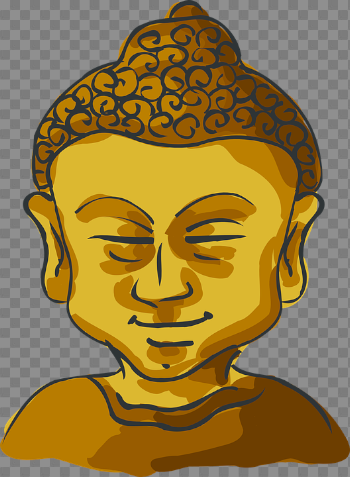 Buddha Face PNG Photo