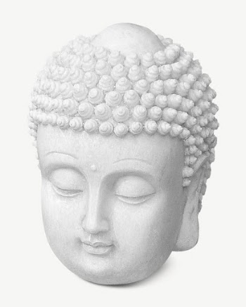 Buddha head statue collage element | Free PSD - rawpixel