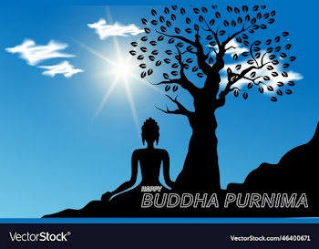 buddha meditating under the tree