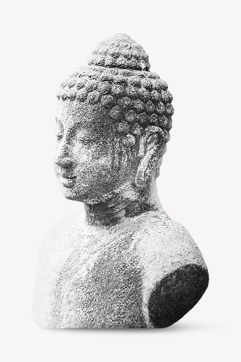 Buddha statue collage element psd | Free PSD - rawpixel
