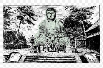 Buddha statue png sticker, Kamakura | Free PNG - rawpixel