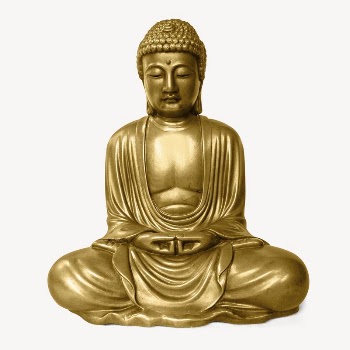 Buddha statue sticker, Buddhism religion | Free PSD - rawpixel