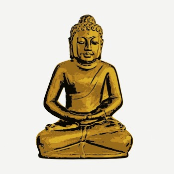 Buddha statue vintage clipart, religion | Free PSD - rawpixel