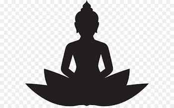 Buddhism Buddhist meditation Clip art - Meditating Buddha Silhouette PNG Clip Art 