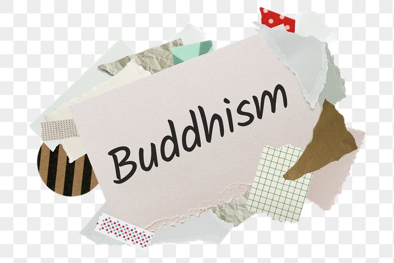 Buddhism png word sticker, aesthetic | Free PNG - rawpixel