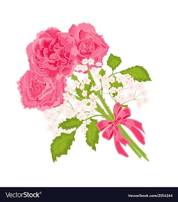 Budget-of-three-roses vector image