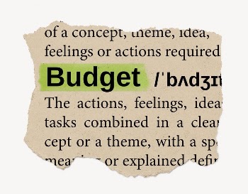 Budget ripped dictionary, editable word | Free PSD - rawpixel