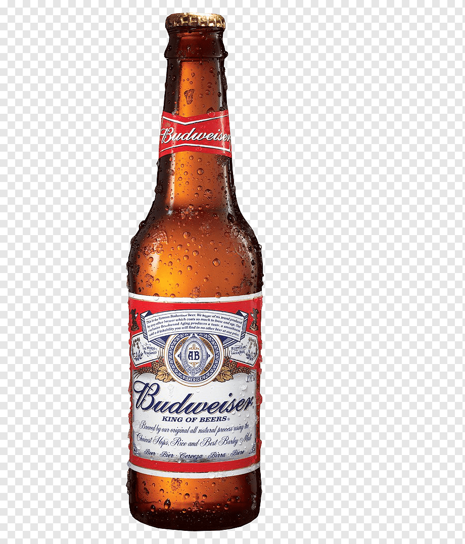 Budweiser beer bottle, Budweiser Beer Anheuser-Busch Lager United States, garrafa cerveja, beer Bottle, beer, budweiser png