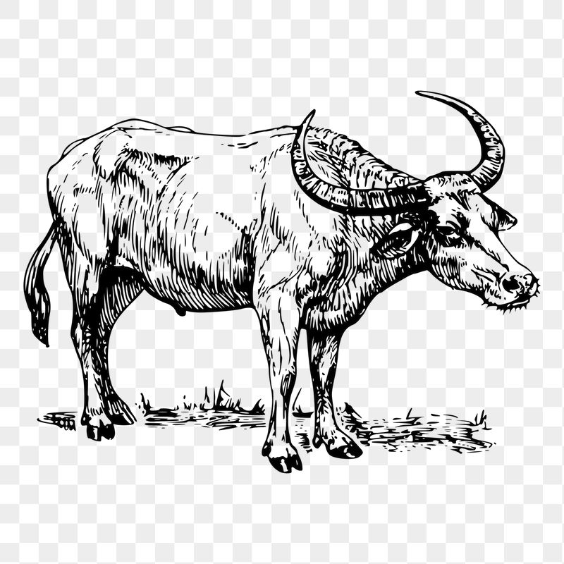 Buffalo png sticker illustration, transparent | Free PNG - rawpixel