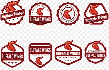 Buffalo wing Chicken Euclidean vector - Fresh food badge Buffalo chicken wings 