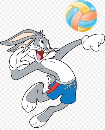Bugs Bunny Daffy Duck Elmer Fudd Volleyball Easter - Bugs Bunny 