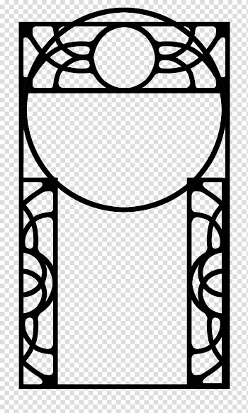 Build A Nouveau Frame, black border transparent background PNG clipart