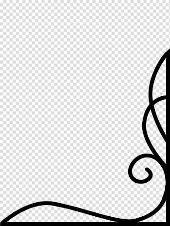 Build A Nouveau Frame, black corner frame transparent background PNG clipart