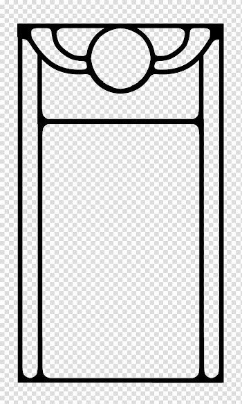 Build A Nouveau Frame, black door illustration transparent background PNG clipart