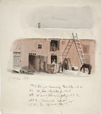 Building, 1853, Anders Ekman | Free Photo - rawpixel