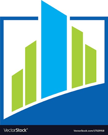  					Building abstract business finance logo vector image														