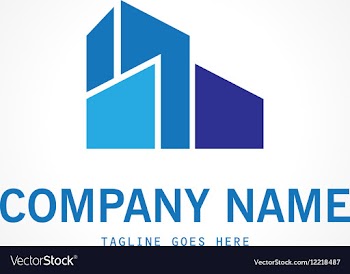 Building abstract logo vector image
