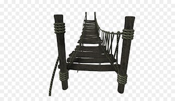 Building Bridge Rubber stamp Stairs - Wooden bridge,decoration,Elements of a King 