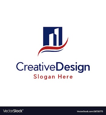 Building capital commercial creative business logo vector image