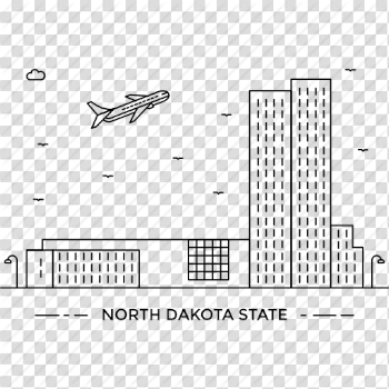 Building, capital, dakota, landmark, monument, north, state icon
