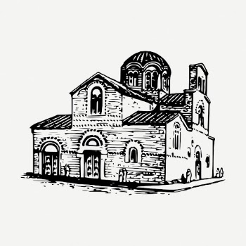 Building drawing, Byzantine architecture vintage | Free PSD - rawpixel