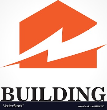 Building energy electricity logo vector image