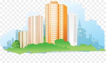 Building House Gratis Apartment - Vector City high-rise residential 