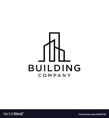 Building logo template vector image