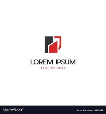 Building office creative design logo vector image