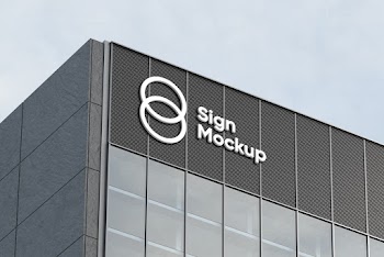 Building Sign Mockup sign mockup 