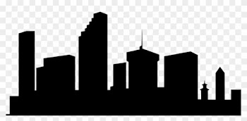 Building Silhouette Clip Art - Transparent Background City Clipart