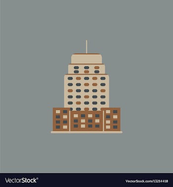 Building skyscraper high-rise buildings vector image