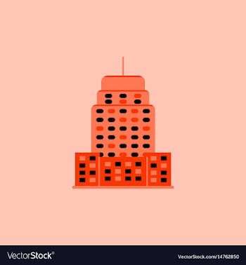 Building skyscraper high-rise buildings vector image