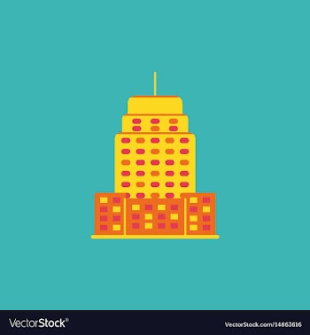 Building skyscraper high-rise buildings vector image