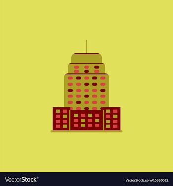 Building skyscraper high-rise buildings vector image