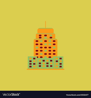 Building skyscraper high-rise buildings vector image