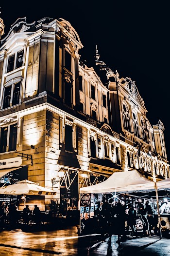 Building Under Dark Sky