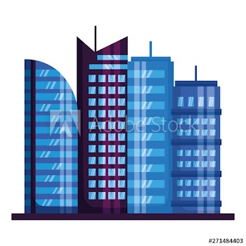 building urban city vector illustration