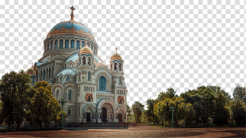 Building Vasilyevsky Basilica Vladivostok Winter Palace Island