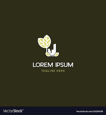 Building with tree landscape logo vector image