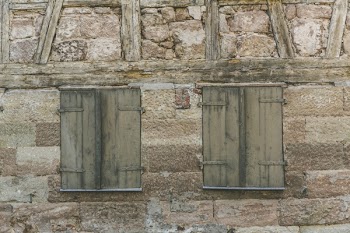          Building Wooden Shutters Free Photo     