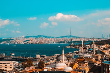 Buildings and Houses Near Body of Water