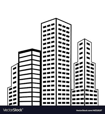 buildings cityscape isolated icon