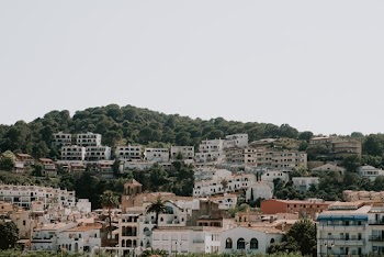 Buildings In A Village In The Mountains