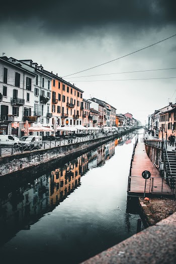 Buildings In Between River