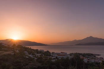 Buildings in Coastal Area during Golden Hour