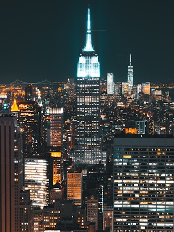 Buildings With Lights at Nighttime