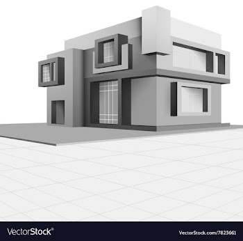 Built scene vector image