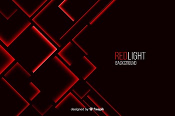Built up squared red lights on black background Free Vector