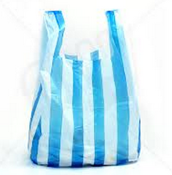 Bule Candy Striped Plastic Carrier Bag - Buy Plastic Carrier Bag ...